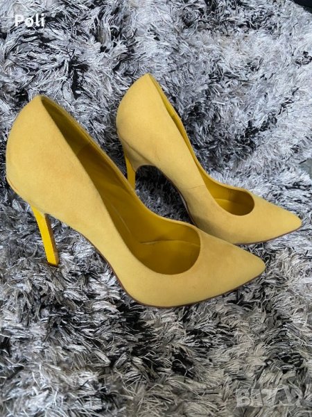 НАМАЛЕНИ Елегантни обувки в жълто, снимка 1