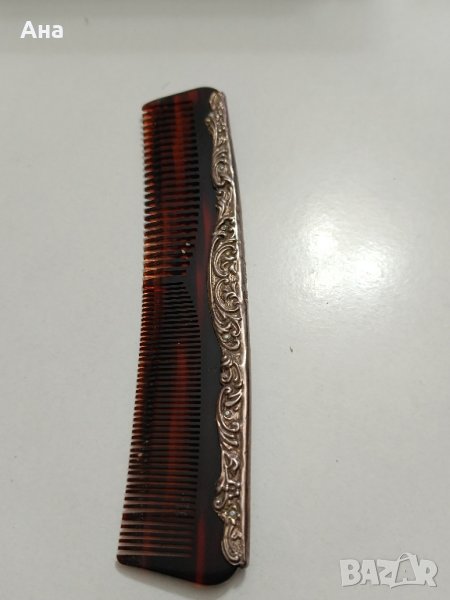 Стар Английски сребърен маркиран гребен

, снимка 1