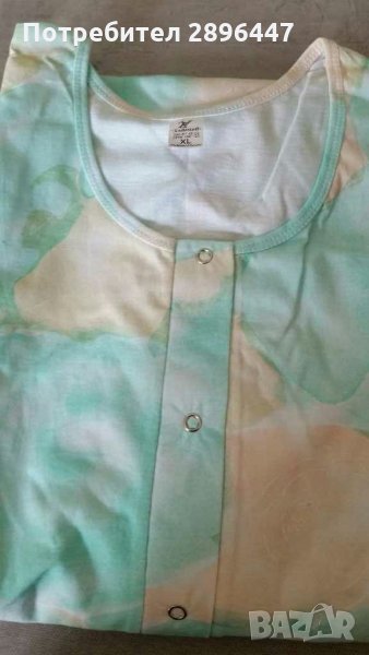 Нова нощница 100% памук, България-ХЛ, Л - дълъг ръкав, снимка 1