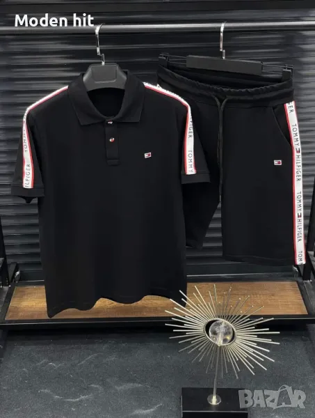 Последни бройки! Tommy Hilfiger мъжки летни екипи /тениска и къси панталони/ висок клас реплика, снимка 1