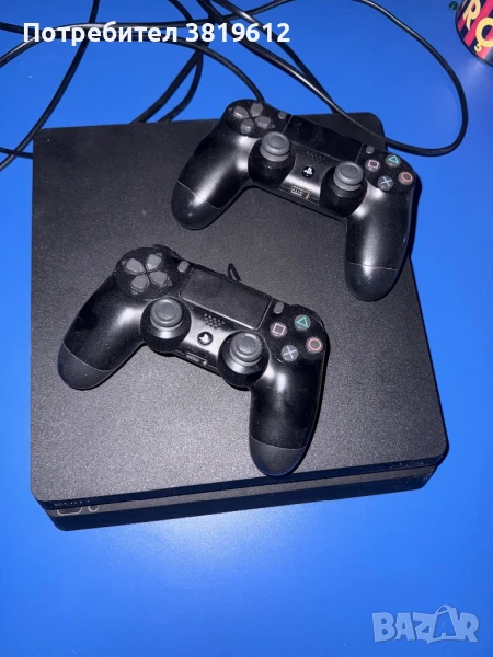 Playstation 4 Slim с 2 джойстика, снимка 1