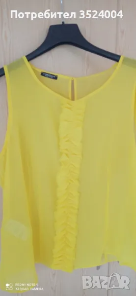 Нова елегантна копринена блуза на маркаMotivo техния размер е 46, снимка 1