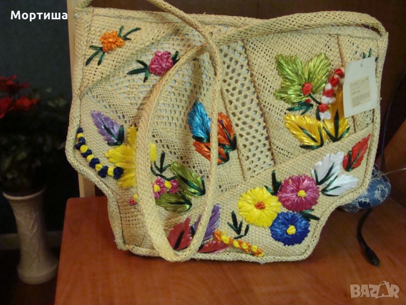  Ръчно изработена чанта от Ямайка РАЗПРОДАЖБА, снимка 1