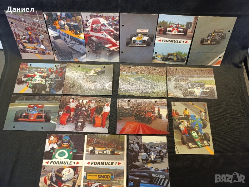 Формула 1 картички от 80те, снимка 1