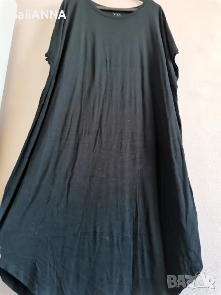СТРАХОТНА ЧЕРНА РОКЛЯ VRS 3XL, снимка 1