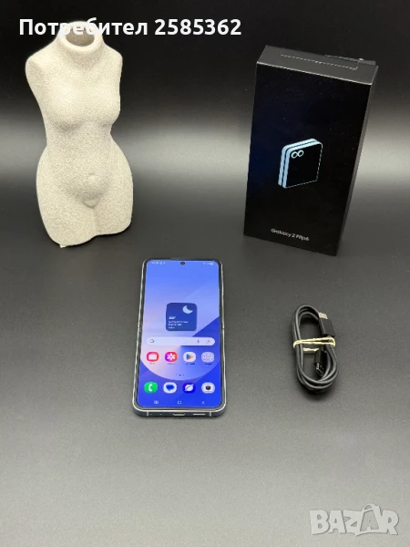 Samsung Galaxy Z Flip 6 256 Gb Icy Blue Dual Sim Гаранция, снимка 1