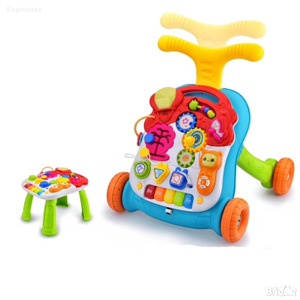 Музикална проходилка 2 в 1 Moni - Music Walker, снимка 1