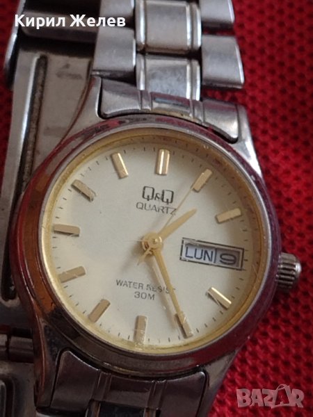 Модерен дизайн дамски часовник Q/Q WATER RESIST JAPAN MOVT стил и комфорт 41705, снимка 1