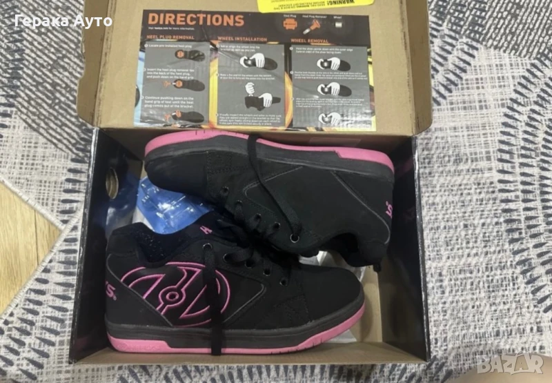 Обувки с колелца Heelys 36.5, снимка 1