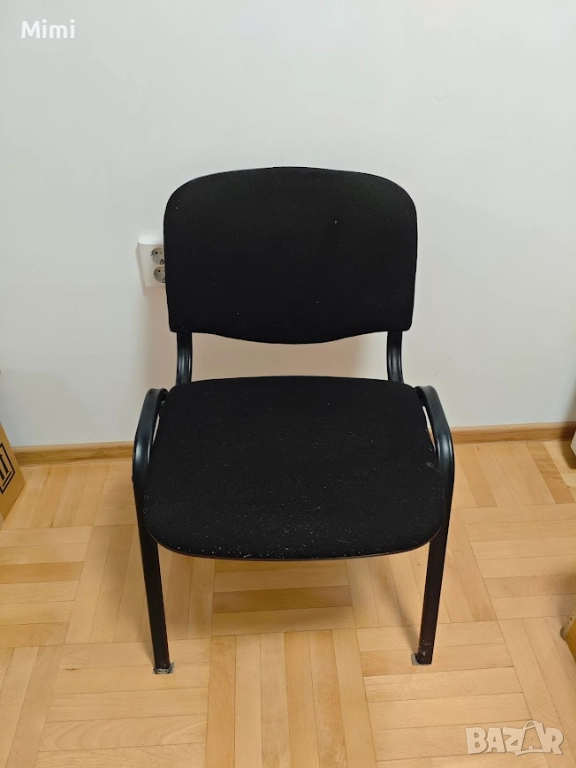 Черен Офис стол/ стол за бюро, снимка 1