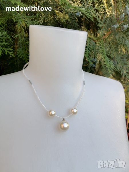 Ръчно изработено колие от седеф, снимка 1