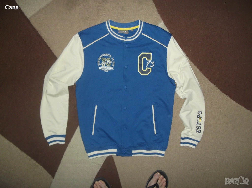 Яке пролет,есен COTTON&SILK  мъжко,Л, снимка 1