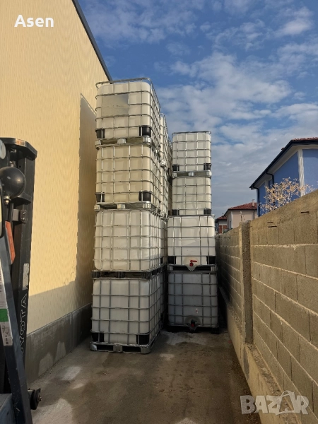 Бидони цистерни контейнери 1 тон 1000 литра , снимка 1