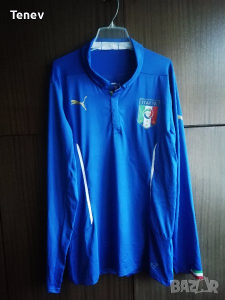 Italy World Cup 2014 Puma оригинална рядка тениска фланелка Италия дълъг ръкав , снимка 1