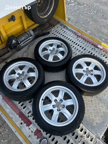 Оригинални алуминиеви джанти Audi 17 цола 5х112, снимка 1