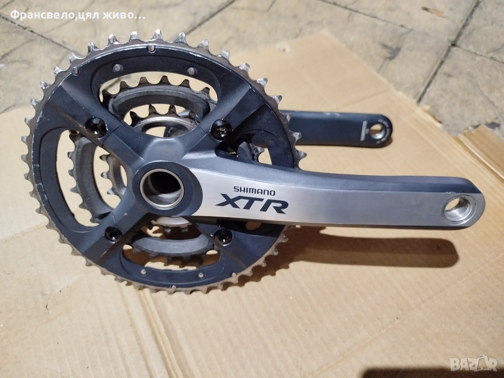 Курбел със средно движение за велосипед колело Shimano xtr fc m 970, снимка 1