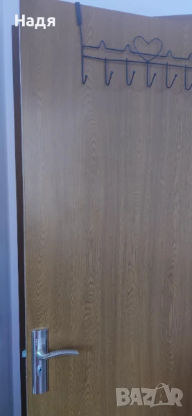 Търся крило на врата 200 x 80 x 36 със скрити панти, пеперуди, цвят тъмен дъб, снимка 1