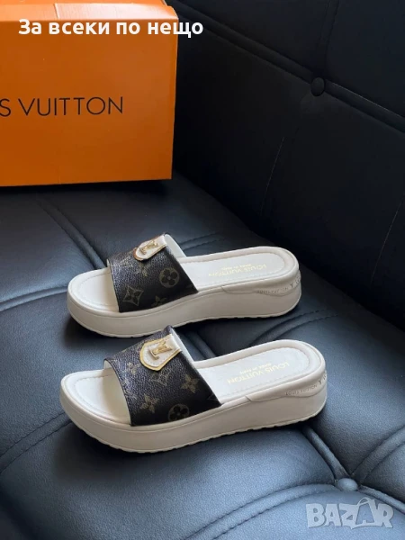 Louis Vuitton Дамски Чехли Луис Витон Код E446, снимка 1