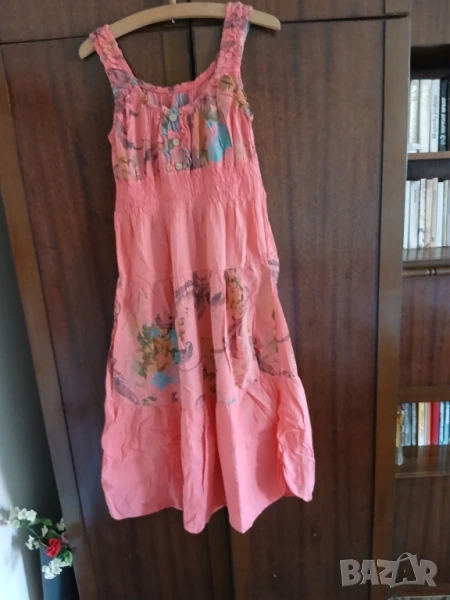 Лятна рокля от памук + подарък две блузи, снимка 1