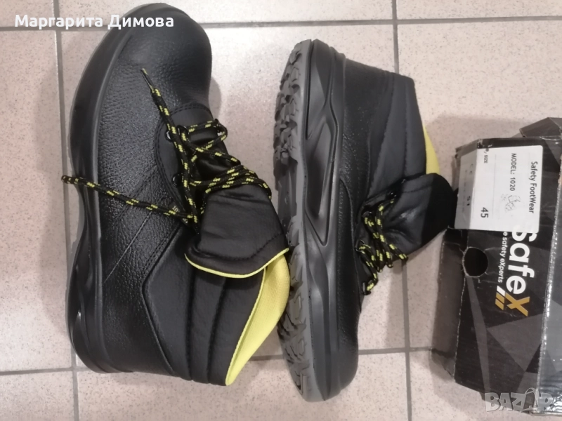 Мъжки работни боти с метално бомбе , снимка 1