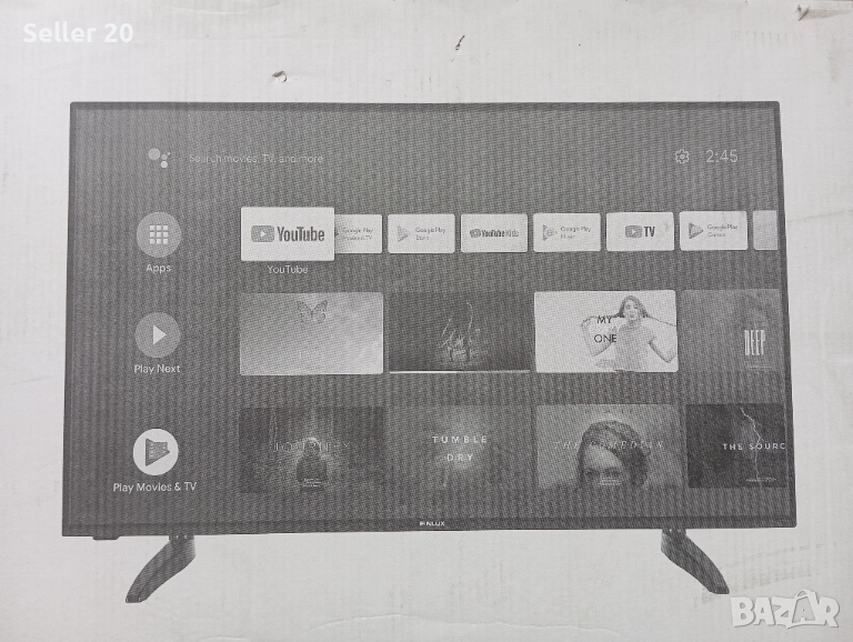 ЗА ЧАСТИ телевизор 43" Finlux 43-FFA-5230 Android , снимка 1