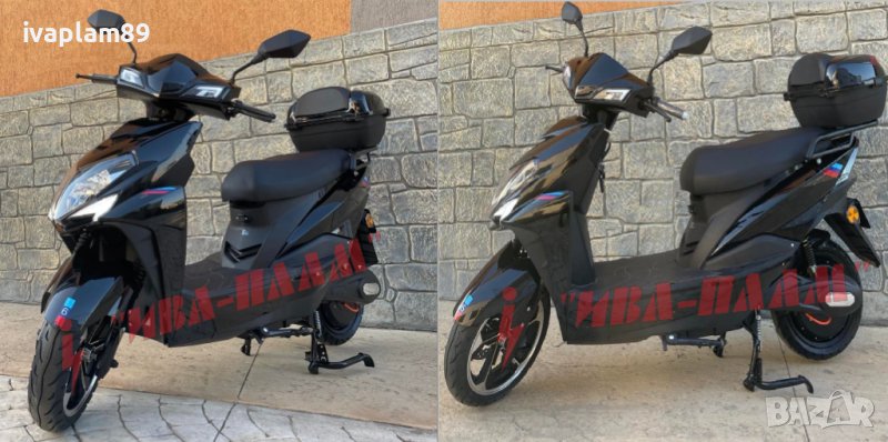 Електрически Скутер 3000W ,  72V , 20aH - с документи за регистрация за 2024г, снимка 1