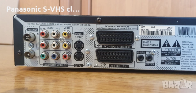 Pioneer HDD-DVR RECORDER DVR-560H /160GB./ USB/HDMI/, снимка 11 - Плейъри, домашно кино, прожектори - 52340061