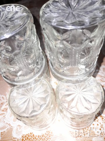 Стъклени чаши за ракия , снимка 2 - Чаши - 38880322