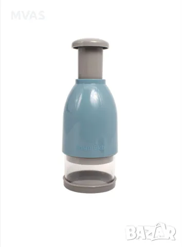 Нов ръчен чопър за зеленчуци плодове RoyaIVKB ротационен син, снимка 2 - Други - 49744280