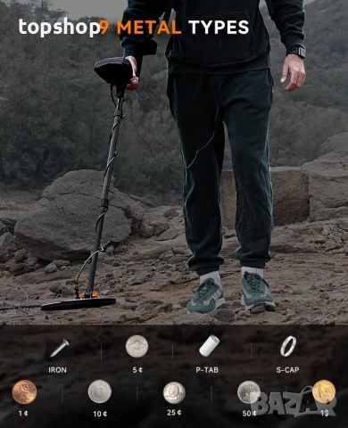 Металотърсач SUNPOW OT-MD07 – DSP Чип, LCD Дисплей и 5 Режима, снимка 3 - Друга електроника - 53288706