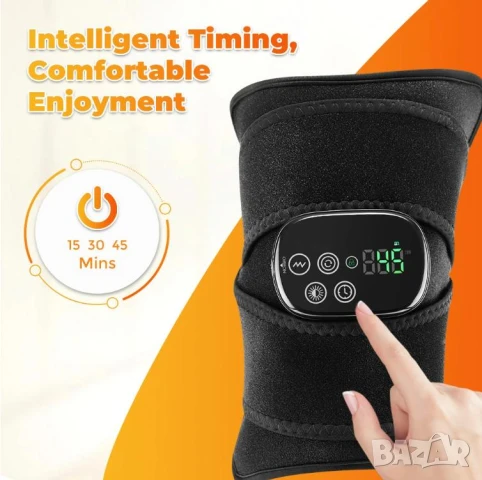 Безжичен LED Инфрачервен Масажор Червена Светлина Дълбоко Облекчаване Тяло Гръб Колене Стави Мускули, снимка 11 - Масажори - 50937975