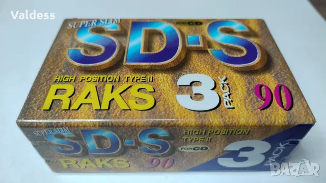 Аудио касети RAKS SD-S90 position chrome type II  			