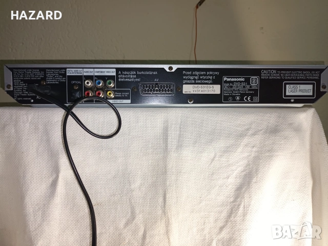  ///РЕЗЕРВИРАН/// Panasonic DVD-S31, снимка 4 - MP3 и MP4 плеъри - 53046007