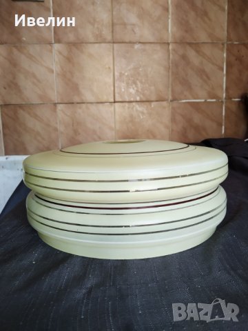 две стари стъкла за нощна лампа,полилей арт деко