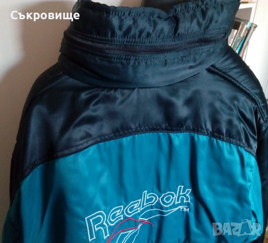 Дълго зимно дебело яке Reebok  с вълнена подплата палто, снимка 8 - Якета - 43768361
