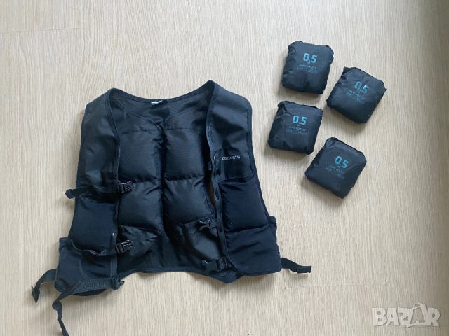 Жилетка с тежести 5 кг, снимка 2 - Фитнес уреди - 52925827