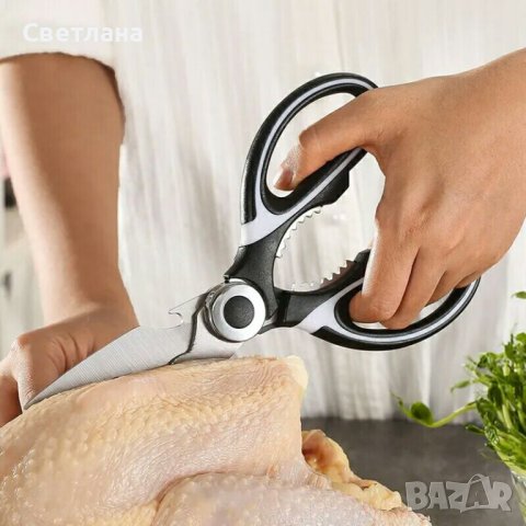 Универсална кухненска ножица, снимка 3 - Прибори за хранене, готвене и сервиране - 43908356