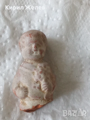 Фигурка на дете стара керамична 53812