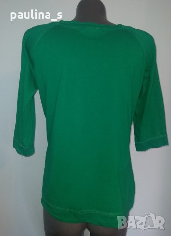 Памучна брандова блузка с атрактивен цвят "Janina" L/2XL, снимка 3 - Тениски - 28294116