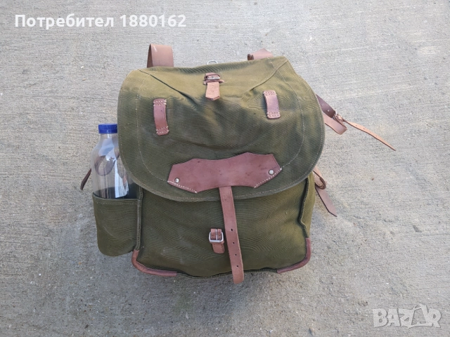 Военни брезентови раници  , снимка 3 - Екипировка - 52800961