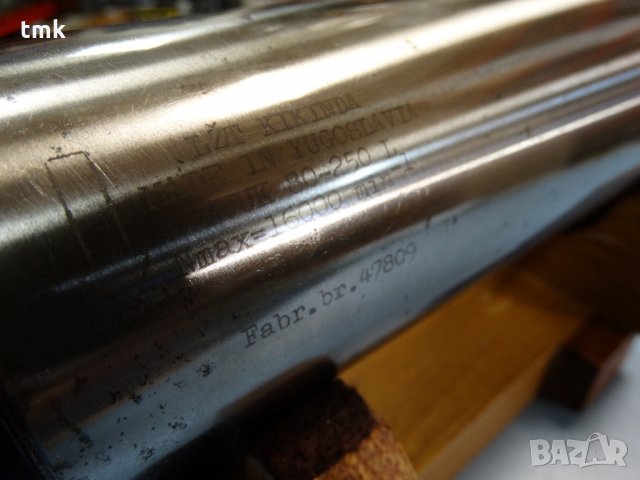 Шпиндел за шлайф KIKINDA Ф80 x 250 mm, снимка 7 - Резервни части за машини - 27388601