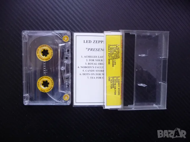 Led Zeppelin Presence Лед Цепелин рок енд рол музика касетка аудио касета, снимка 2 - Аудио касети - 48331459