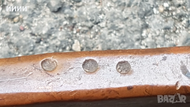 Османски бакърен  ибрик чайник с печати, снимка 3 - Антикварни и старинни предмети - 52775631