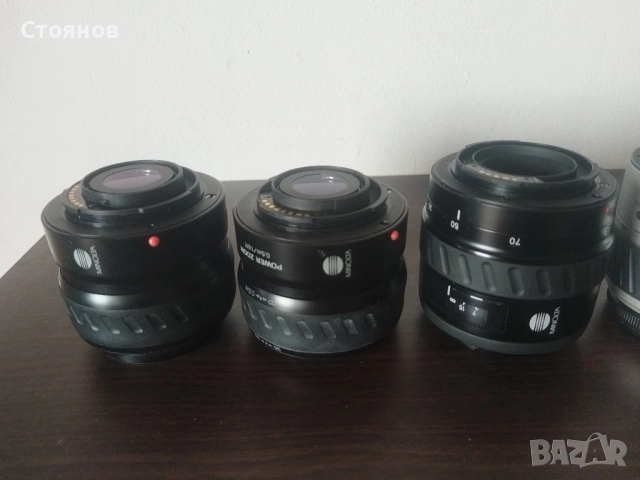 Обективи MINOLTA 70mm:80mm:200mm Japan, снимка 18 - Обективи и филтри - 48374213