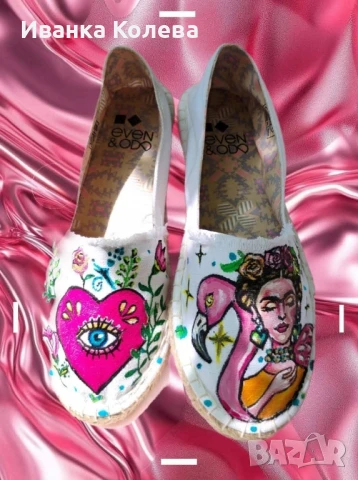 Еспадрили с Лабубу, снимка 2 - Детски обувки - 51242708