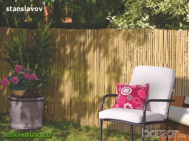 Оградно пано от цепен бамбук 100/500см