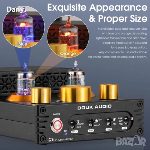 Усилвател Лампов, 160Wx2 Douk Audio X1, снимка 10 - Ресийвъри, усилватели, смесителни пултове - 53129404