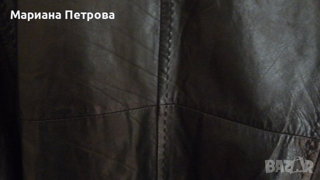 Кожено дамско манто - естествена кожа , №48 немски, снимка 5 - Палта, манта - 37816902