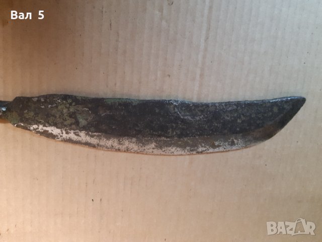 ОГРОМЕН стар кован нож, снимка 7 - Антикварни и старинни предмети - 43516198