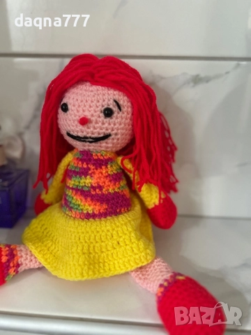 Плетена кукла Германия, снимка 2 - Кукли - 52256444